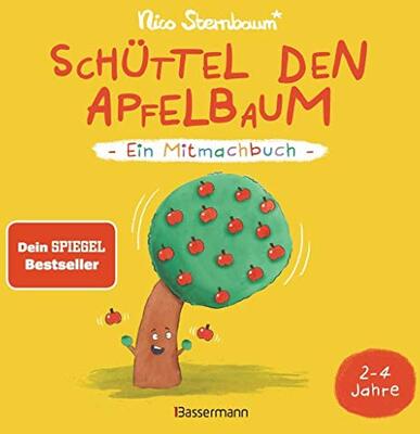 Alle Details zum Kinderbuch Schüttel den Apfelbaum - Ein Mitmachbuch. Für Kinder von 2 bis 4 Jahren. Schaukeln, schütteln, pusten, klopfen und sehen was passiert.: Der SPIEGEL Bestseller von Nico Sternbaum und ähnlichen Büchern