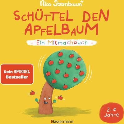 Alle Details zum Kinderbuch Schüttel den Apfelbaum - Ein Mitmachbuch. Für Kinder von 2 bis 4 Jahren. Schaukeln, schütteln, pusten, klopfen und sehen was passiert.: Der SPIEGEL Bestseller von Nico Sternbaum und ähnlichen Büchern