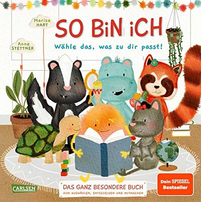 So bin ich - Wähle das, was zu dir passt: Das ganz besondere Buch zum Auswählen, Entscheiden und Mitmachen | Interaktives Vorlesebuch nach neuem ... der Kinder und lädt zum Dialog ein bei Amazon bestellen