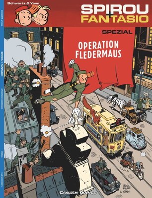 Alle Details zum Kinderbuch Spirou und Fantasio Spezial 9: Operation Fledermaus (9): . Leckerbissen für Fans und ähnlichen Büchern