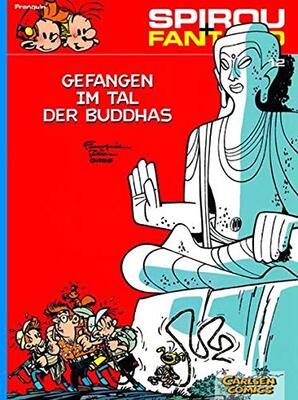 Alle Details zum Kinderbuch Spirou und Fantasio 12: Gefangen im Tal der Buddhas: Spannende Abenteuer für Mädchen und Jungen ab 8 (12) und ähnlichen Büchern