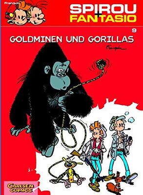 Alle Details zum Kinderbuch Spirou und Fantasio 9: Goldminen und Gorillas: Spannende Abenteuer für Mädchen und Jungen ab 8 (9) und ähnlichen Büchern