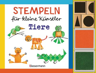 Alle Details zum Kinderbuch Stempeln für kleine Künstler - Tiere-Set: Mit 4 Holzstempeln und 2 Stempelkissen und ähnlichen Büchern