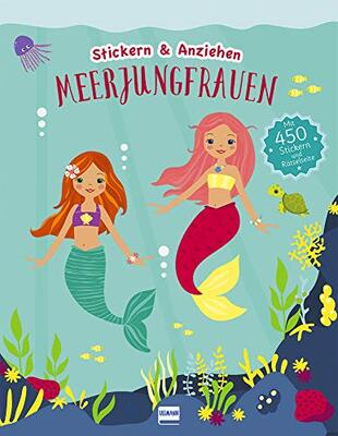 Alle Details zum Kinderbuch Stickern & Anziehen: Meerjungfrauen: Stickern und Anziehen, mit über 450 Stickern und Rätselseite und ähnlichen Büchern