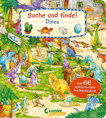 Alle Details zum Kinderbuch Suche und finde! - Dinos: Mit 66 spielerischen Suchaufgaben und ähnlichen Büchern