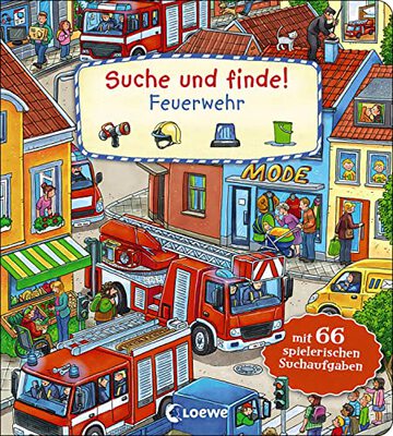 Alle Details zum Kinderbuch Suche und finde! - Feuerwehr: Mit 66 spielerischen Suchaufgaben - Wimmelbuch ab 2 Jahre und ähnlichen Büchern