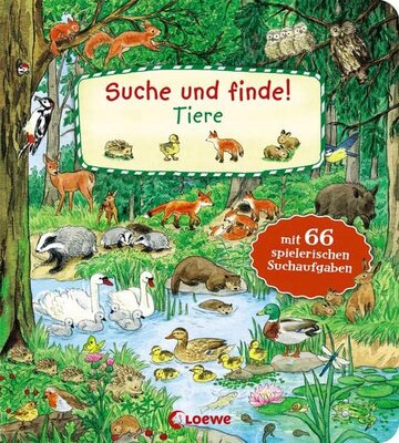 Alle Details zum Kinderbuch Suche und finde! - Tiere: Wimmelbuch, Suchbuch für Kinder ab 2 Jahre und ähnlichen Büchern