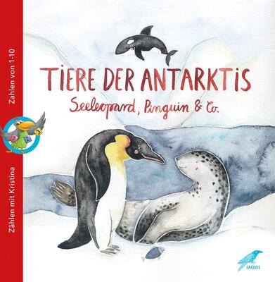 Alle Details zum Kinderbuch TIERE DER ANTARKTIS-Seeleopard, Pinguin & Co.: ZÄHLEN LERNEN MIT KRISTINA (ZÄHLEN MIT KRISTINA - Zahlen von 1-10) und ähnlichen Büchern