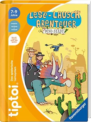Alle Details zum Kinderbuch tiptoi® Lese-Lausch-Abenteuer Dino-Stadt und ähnlichen Büchern
