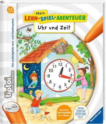 Alle Details zum Kinderbuch tiptoi® Uhr und Zeit (tiptoi® Mein Lern-Spiel-Abenteuer) und ähnlichen Büchern