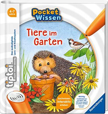 Alle Details zum Kinderbuch tiptoi® Tiere im Garten (tiptoi® Pocket Wissen) und ähnlichen Büchern