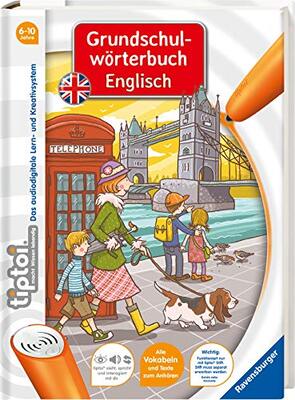 Alle Details zum Kinderbuch tiptoi® Grundschulwörterbuch Englisch : Mit 1000 Begriffen aus 10 Bereichen und ähnlichen Büchern