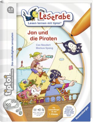 Alle Details zum Kinderbuch tiptoi® Jan und die Piraten: Für Leseanfänger ab der 1. Klasse (tiptoi® Leserabe) und ähnlichen Büchern