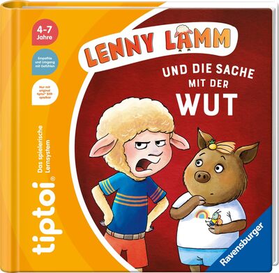 Alle Details zum Kinderbuch tiptoi® Lenny Lamm und die Sache mit der Wut (tiptoi® Bildergeschichten über den Umgang mit Gefühlen) und ähnlichen Büchern