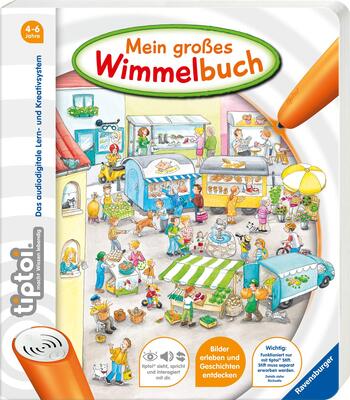 Alle Details zum Kinderbuch tiptoi® Mein großes Wimmelbuch: Mit über 600 Geräuschen und Texten und ähnlichen Büchern