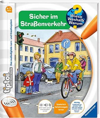 Alle Details zum Kinderbuch tiptoi® Sicher im Straßenverkehr: Mit über 600 Geräuschen und Texten (tiptoi® Wieso? Weshalb? Warum?, Band 4) und ähnlichen Büchern