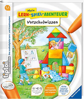 Alle Details zum Kinderbuch tiptoi® Vorschulwissen: Interaktive Lernspiele und Aufgaben (tiptoi® Mein Lern-Spiel-Abenteuer) und ähnlichen Büchern