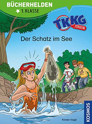 Alle Details zum Kinderbuch TKKG Junior, Bücherhelden 1. Klasse, Der Schatz im See: Erstleser Kinder ab 6 Jahre und ähnlichen Büchern