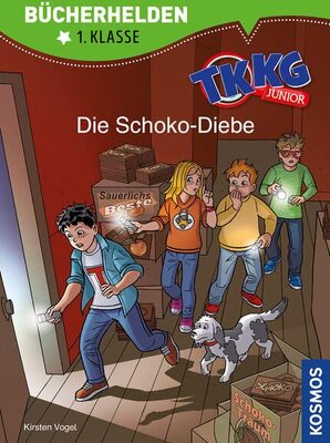 Alle Details zum Kinderbuch TKKG Junior, Bücherhelden 1. Klasse, Die Schoko-Diebe: Erstleser Kinder ab 6 Jahre und ähnlichen Büchern