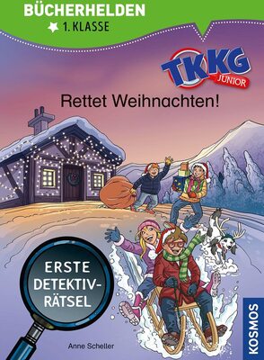 Alle Details zum Kinderbuch TKKG Junior, Bücherhelden 1. Klasse, Rettet Weihnachten!: Erste Detektivrätsel, Erstleser Kinder ab 6 Jahre und ähnlichen Büchern