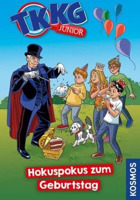 Alle Details zum Kinderbuch TKKG Junior, 14, Hokuspokus zum Geburtstag und ähnlichen Büchern