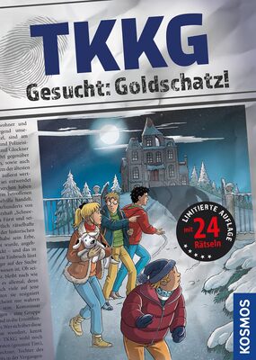 Alle Details zum Kinderbuch TKKG, Gesucht: Goldschatz! und ähnlichen Büchern