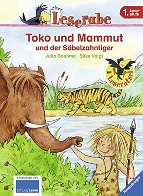 Alle Details zum Kinderbuch Toko und Mammut und der Säbelzahntiger: Mit Leserätsel (Leserabe - 1. Lesestufe) und ähnlichen Büchern