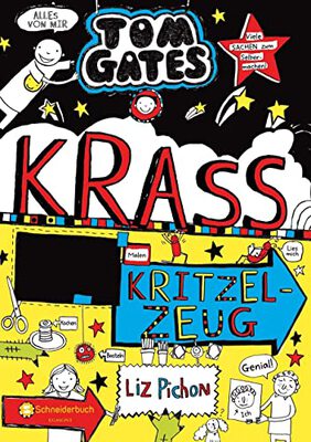 Alle Details zum Kinderbuch Tom Gates : Krass cooles Kritzelzeug (Tom Gates / Comic Roman, Band 16) und ähnlichen Büchern