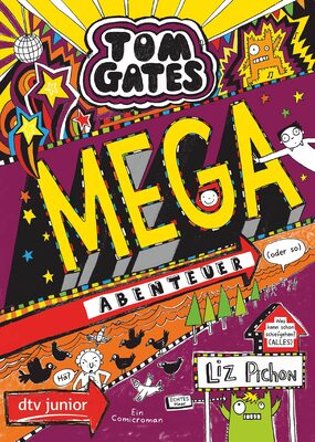 Alle Details zum Kinderbuch Tom Gates: Mega-Abenteuer (oder so): Cooler Comicroman ab 9 (Die Tom Gates-Reihe, Band 13) und ähnlichen Büchern