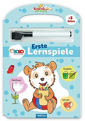 Alle Details zum Kinderbuch Trötsch Bobo Siebenschläfer Schreib und wisch weg Pappenbuch Erste Lernspiele und ähnlichen Büchern