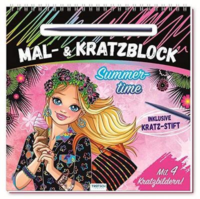 Alle Details zum Kinderbuch Trötsch Mal- und Kratzblock "Summertime": mit 4 Kratzbildern und Kratzstift (Topmodels & Fashion, Band 1) und ähnlichen Büchern