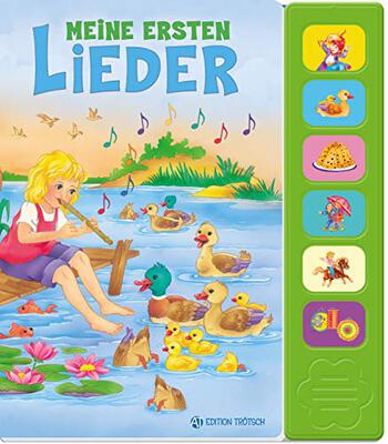 Alle Details zum Kinderbuch Trötsch Meine ersten Kinderlieder Beschäftigungsbuch Soundbuch Liederbuch Geräuschebuch (Soundbücher) und ähnlichen Büchern