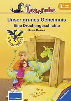 Unser grünes Geheimnis: Eine Drachengeschichte: Eine Drachengeschichte. Mit Leserätsel (Leserabe - 3. Lesestufe) bei Amazon bestellen