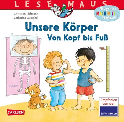 Alle Details zum Kinderbuch LESEMAUS 167: Unsere Körper – Von Kopf bis Fuß: Alles Wichtige über den Körper | Erstes Sachwissen ab 3 Jahren rund um den Körper | Kindgerechte ... der wichtigsten Körperteile und Organe (167) und ähnlichen Büchern