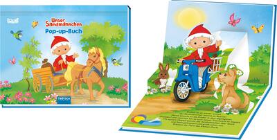 Alle Details zum Kinderbuch Trötsch Unser Sandmännchen Pop Up Buch: Entedeckerbuch Beschäftigungsbuch und ähnlichen Büchern