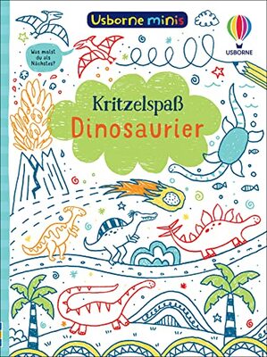Alle Details zum Kinderbuch Usborne Minis: Kritzelspaß Dinosaurier (Usborne-Minis-Reihe) und ähnlichen Büchern