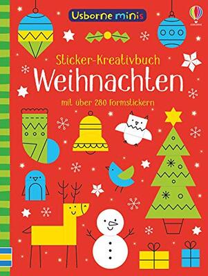 Alle Details zum Kinderbuch Usborne Minis - Sticker-Kreativbuch: Weihnachten: Sticker-Kreativbuch (Usborne-Minis-Reihe) und ähnlichen Büchern