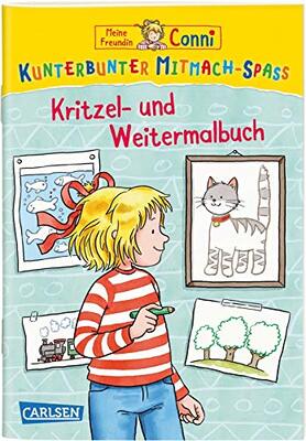 Alle Details zum Kinderbuch VE 5 Meine Freundin Conni: Kunterbunter Mitmach-Spaß - Kritzel- und Weitermalbuch und ähnlichen Büchern