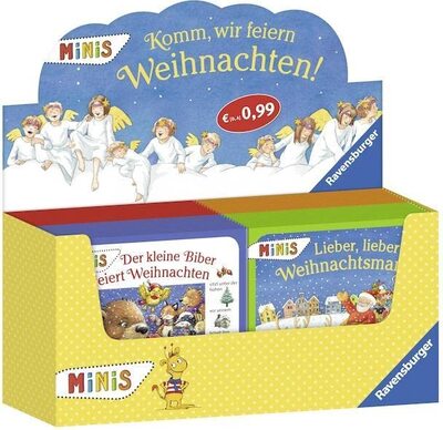 Verkaufs-Kassette "Ravensburger Minis 102 - Komm, wir feiern Weihnachten!": Der kleine Biber feiert Weihnachten / Die schönsten Weihnachtslieder / ... ... / Minutengeschichten zur Weihnachtszeit bei Amazon bestellen