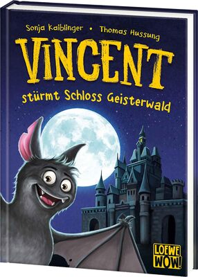 Alle Details zum Kinderbuch Vincent stürmt Schloss Geisterwald (Band 4): Kopfüber in ein neues humorvolles Grusel-Abenteuer - Kinderbuch ab 7 Jahren - Wow! Das will ich lesen (Loewe Wow!, Band 4) und ähnlichen Büchern