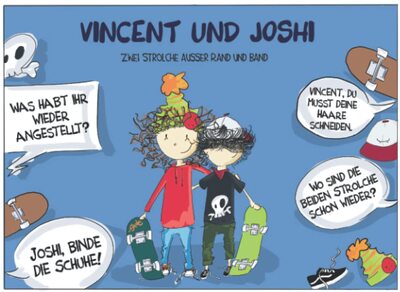 Alle Details zum Kinderbuch Vincent und Joshi (Band 1) Zwei Strolche ausser Rand und Band: Kindercomic ab 6 Jahre LRS Kinderbuch Skater: Kinderbücher Erstleser, Legasthenie, Leseschwäche (Jungen Mädchen) und ähnlichen Büchern