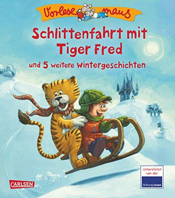 Alle Details zum Kinderbuch VORLESEMAUS 18: Schlittenfahrt mit Tiger Fred: und 5 weitere Wintergeschichten und ähnlichen Büchern