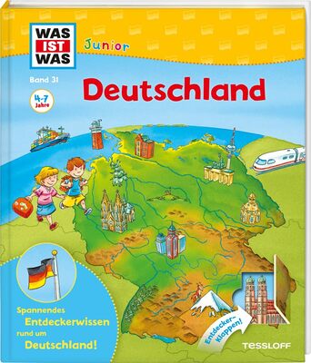 Alle Details zum Kinderbuch WAS IST WAS Junior Band 31. Deutschland: Wie hoch ist der höchste Berg? Wo steht das Schloss des Märchenkönigs? und ähnlichen Büchern