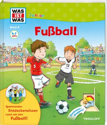 Alle Details zum Kinderbuch WAS IST WAS Junior Band 8. Fußball: Welche Regeln gelten beim Fußball? Wie trainieren Profis? und ähnlichen Büchern