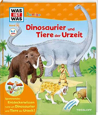 Alle Details zum Kinderbuch WAS IST WAS Junior Band 30. Dinosaurier und Tiere der Urzeit und ähnlichen Büchern