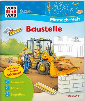 WAS IST WAS Junior Mitmach-Heft Baustelle bei Amazon bestellen