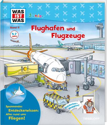 Alle Details zum Kinderbuch WAS IST WAS Junior Band 11 Flughafen und Flugzeuge (WAS IST WAS Junior Sachbuch, Band 11) und ähnlichen Büchern