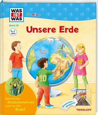 Alle Details zum Kinderbuch WAS IST WAS Junior Band 10. Unsere Erde: Seit wann gibt es die Erde? Warum ist es am Nordpol so kalt? und ähnlichen Büchern