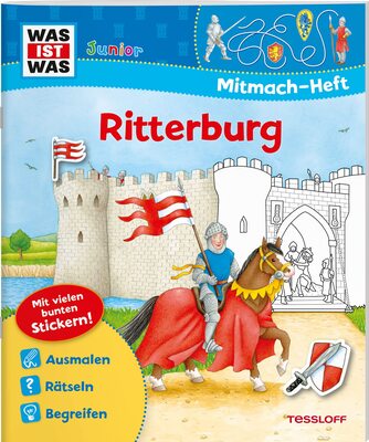 Alle Details zum Kinderbuch WAS IST WAS Junior Mitmach-Heft Ritterburg und ähnlichen Büchern