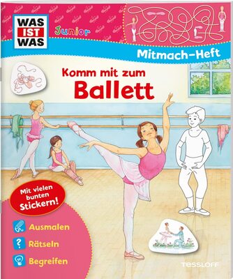 Alle Details zum Kinderbuch WAS IST WAS Junior Mitmachheft Komm mit zum Ballett und ähnlichen Büchern